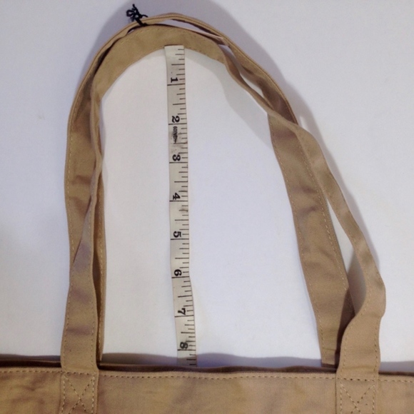 NEW VICTORIA'S SECRET Tan & Gold Large Tote - Picture 6 of 7